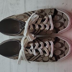 Coach Signature Canvas Sneakers